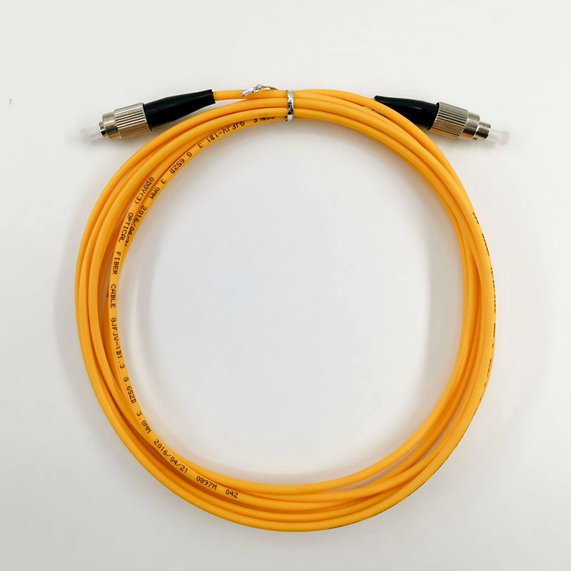 G657A1 LSZH Singlemode FC Upc Fiber Optic Patchcord Yellow