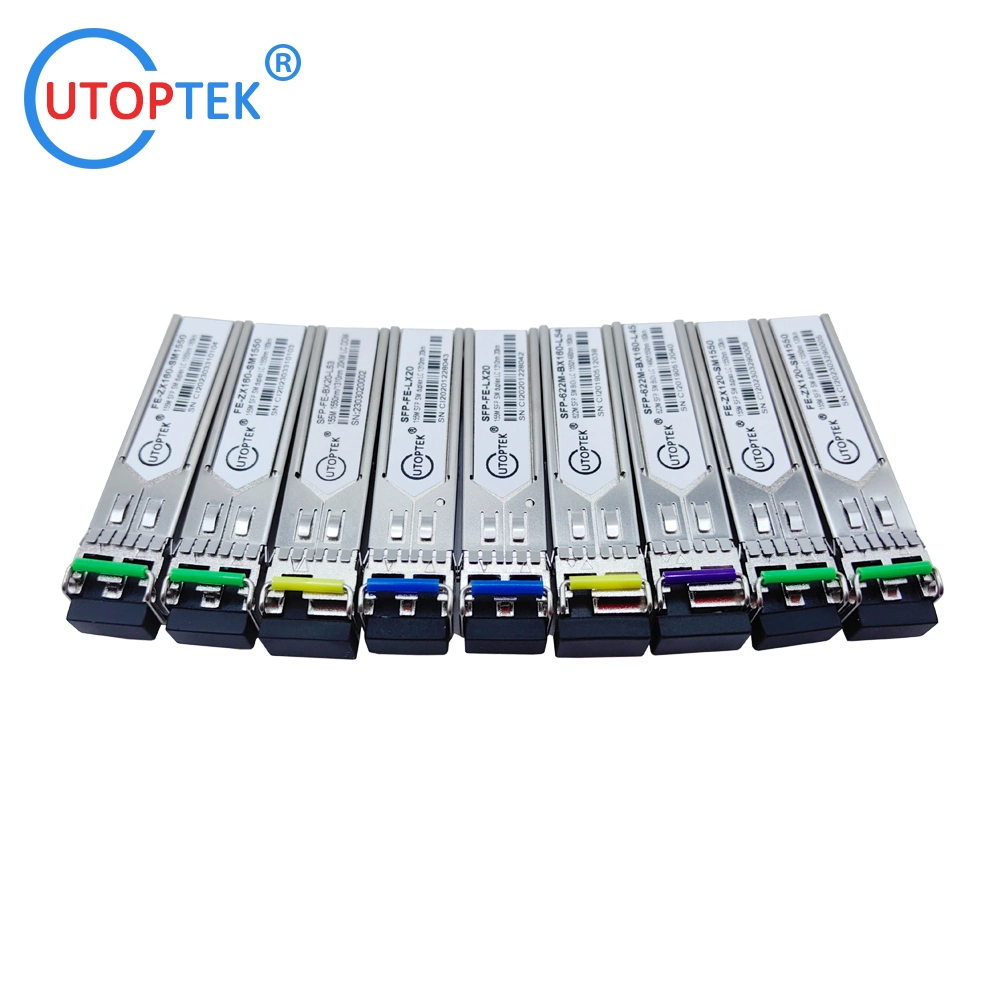 SFP28 25g Bidi Wdm 40km 1270nm 1330nm Sm Single Fiber LC Fiber Optic Transceiver Module SFP for Cisco/Huawei/HP/Mikrotik