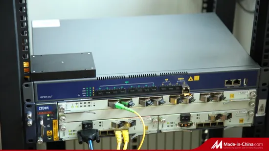 FTTX Gpon Olt 16 Pon-Ports, 10 GE, unterstützt Dual Power, kompatibel mit Huawei, Zte ONU