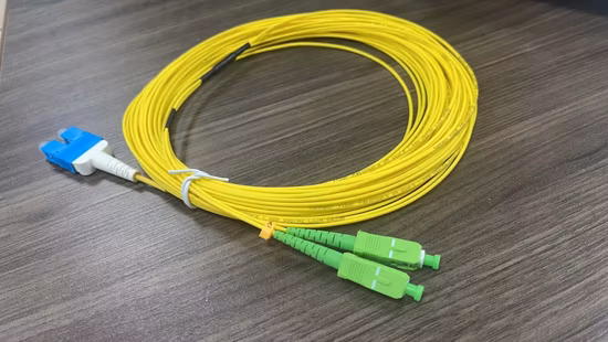 G657A1 LSZH Singlemode FC Upc Glasfaser-Patchkabel Gelb